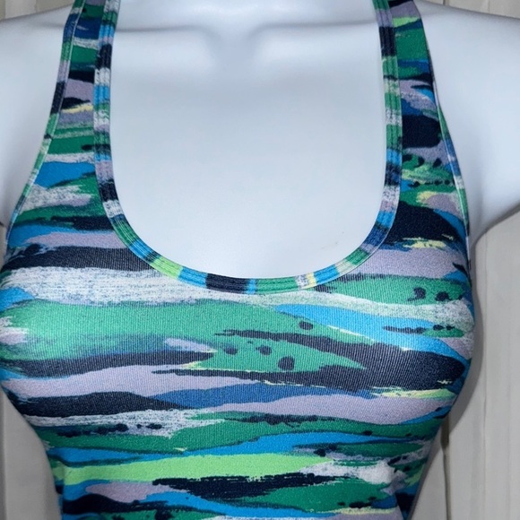 Lululemon Athletica cool Razorback tank top 2 Seven wonders multiple colors - Picture 2 of 5